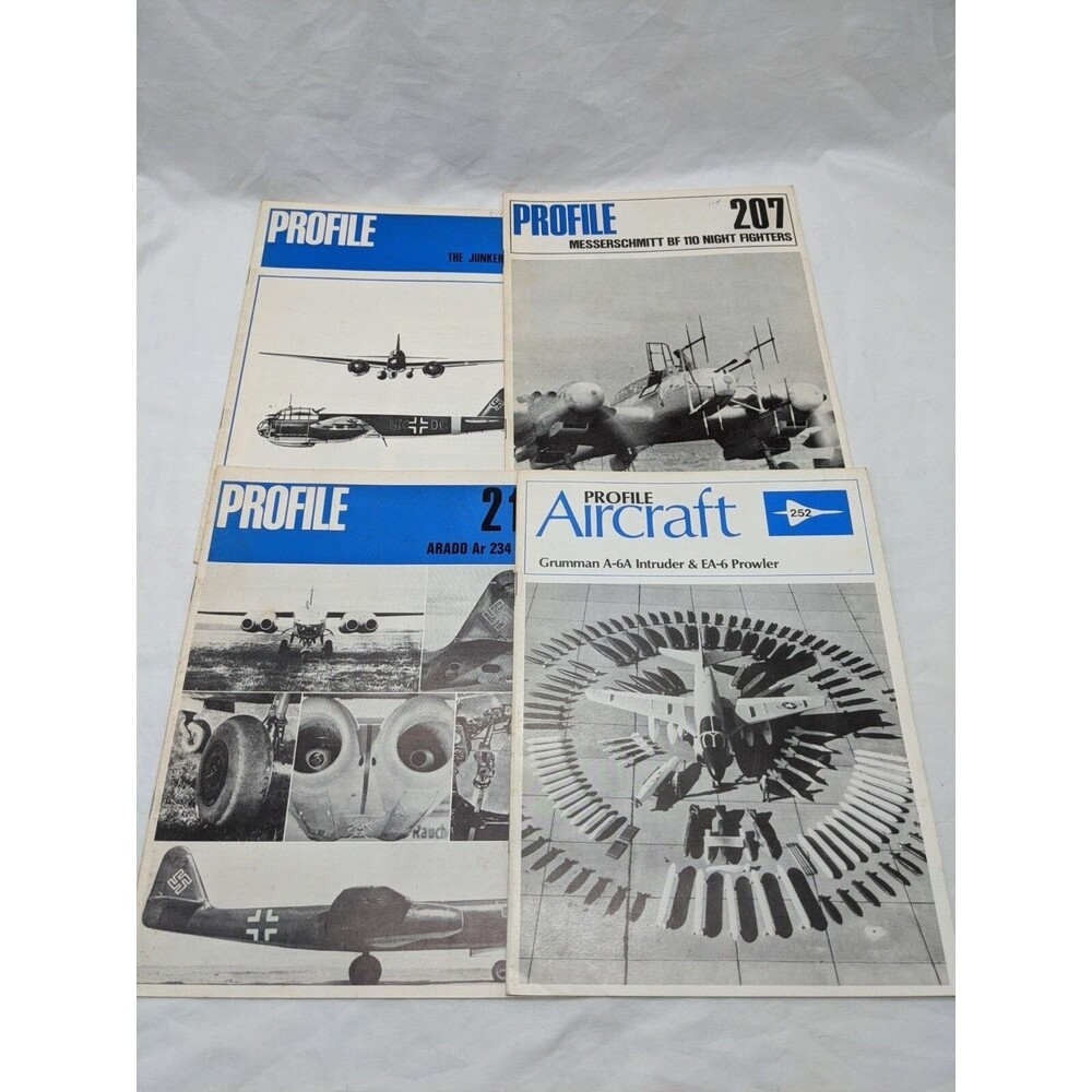 Lot Of (4) Profile Aircraft Magazines 29 207 215 252